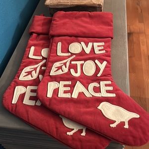 Pottery Barn Stockings (2)